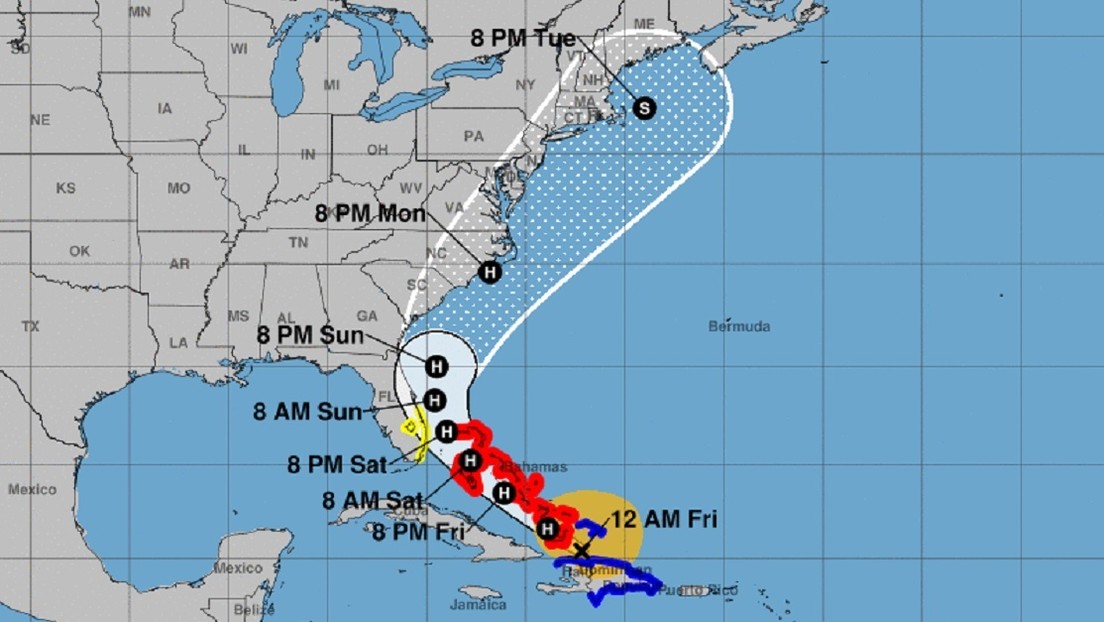 La tormenta tropical Isaías, que se acerca a Florida, se convierte en huracán de categoría 1