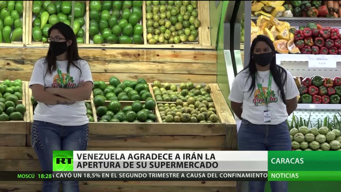 Caracas agradece a Teherán la apertura de su primer supermercado en suelo venezolano