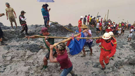 Un deslizamiento de tierra deja al menos 113 muertos en una mina en Birmania