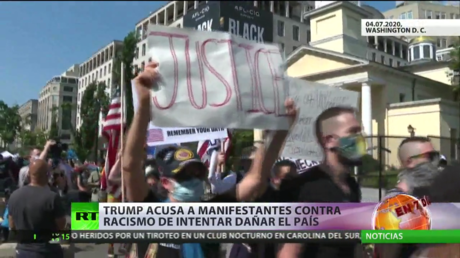 Trump acusa a los manifestantes de Black Lives Matter de intentar destruir EE.UU.