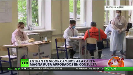 Entran en vigor las enmiendas a la Constitución rusa aprobadas en una votación ciudadana