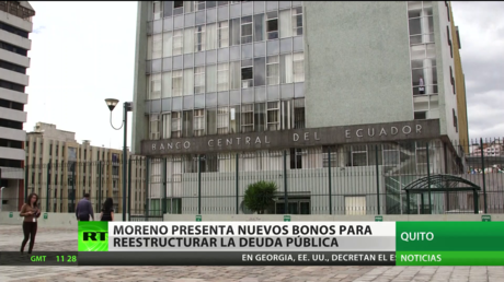 Moreno presenta un nuevo acuerdo para reestructurar la deuda pública de Ecuador
