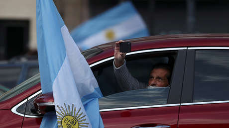 Protestas contra el Gobierno de Alberto Fernández en el Día de la Independencia en Argentina