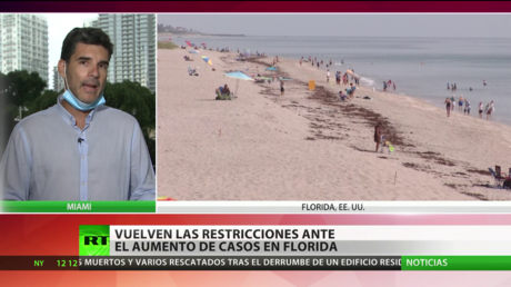 EE.UU.: Florida vuelve a imponer restricciones ante el aumento de casos de coronavirus