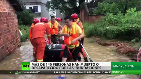 Inundaciones en China dejan decenas de muertos y desaparecidos