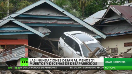 Las inundaciones en Indonesia dejan al menos 21 muertos y decenas de desaparecidos
