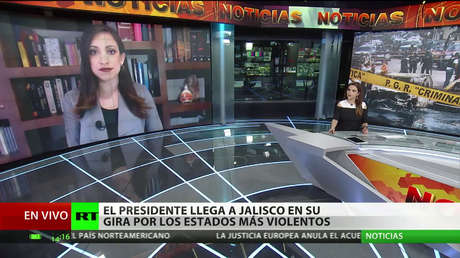 López Obrador llega a Jalisco en su gira por los estados más violentos de México