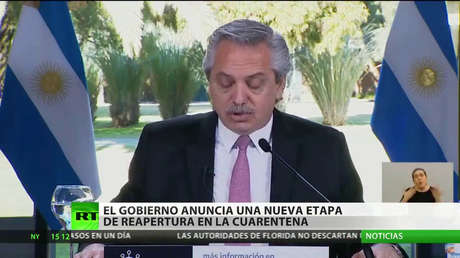 El Gobierno argentino anuncia una nueva etapa de reapertura en la cuarentena