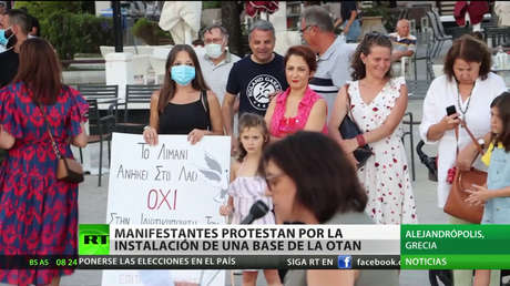 Protestas en Grecia por la llegada de miles de soldados de EE.UU. para maniobras de la OTAN