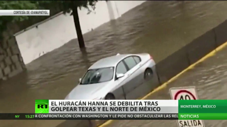 El huracán Hanna se debilita tras golpear Texas y el norte de México