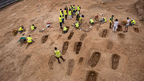 VIDEO: Descubren una necrópolis con 90 adultos y niños de la Temprana Edad Media en España