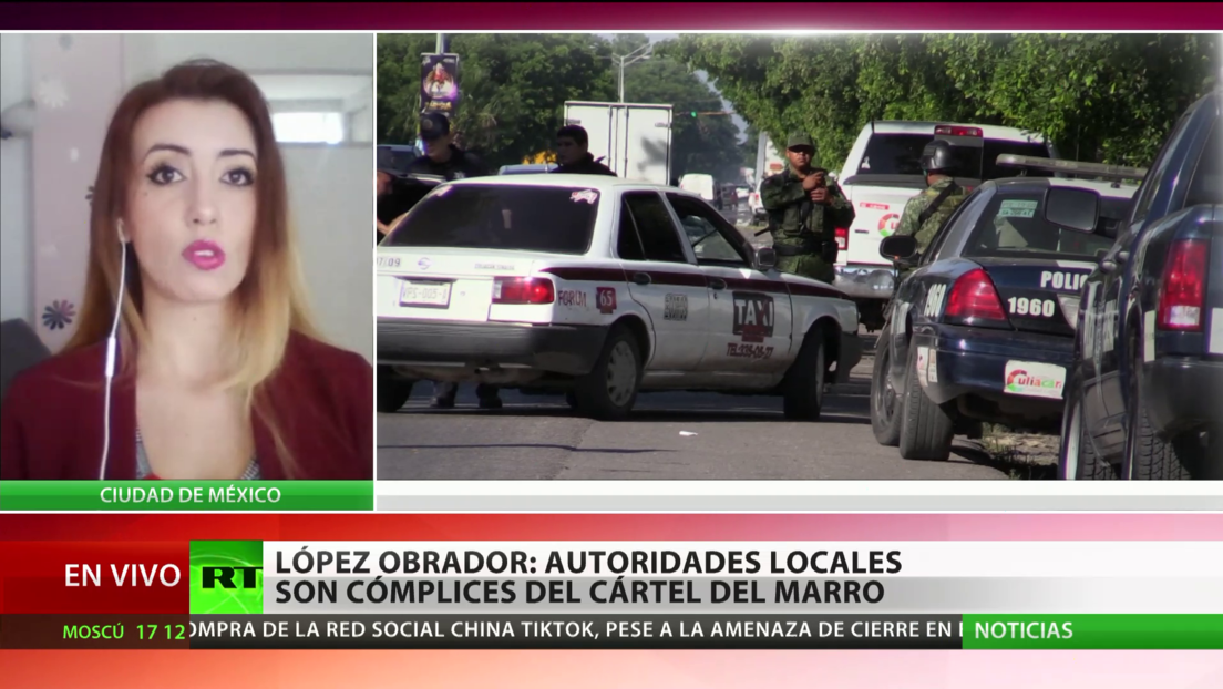 López Obrador acusa a las autoridades locales de ser cómplices del cártel de 'El Marro'
