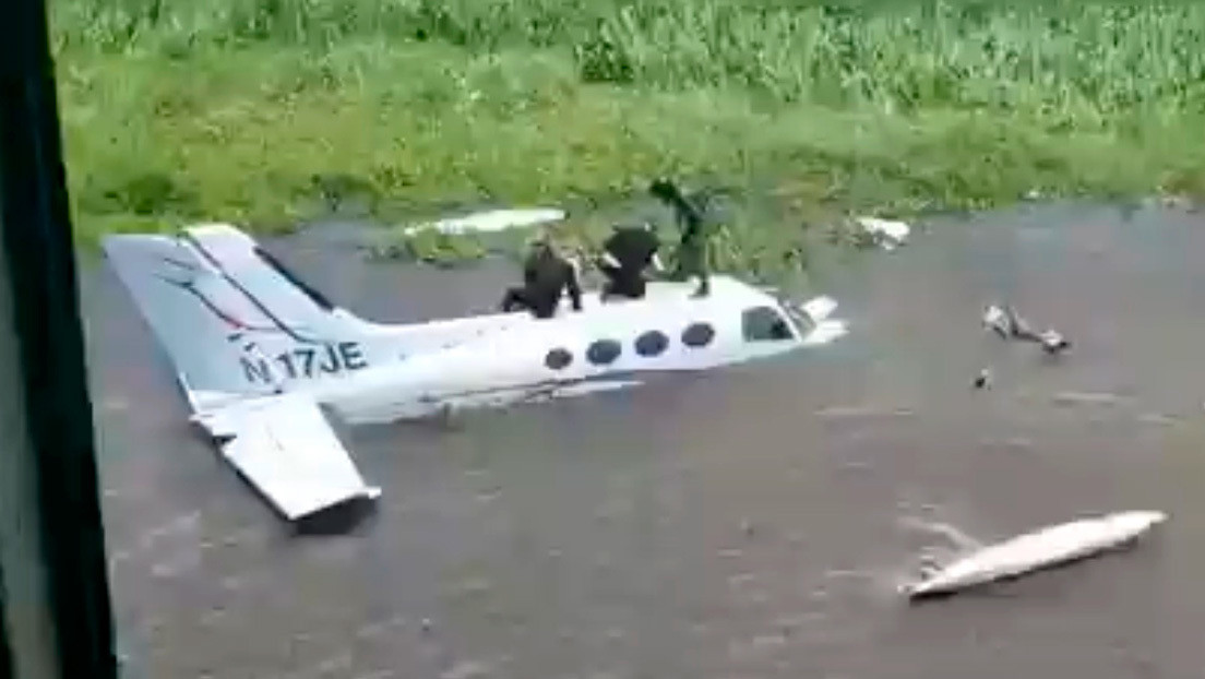 Venezuela inutiliza "aeronave del narcotráfico" con siglas estadounidenses que ingresó en un "vuelo furtivo" por el estado Zulia