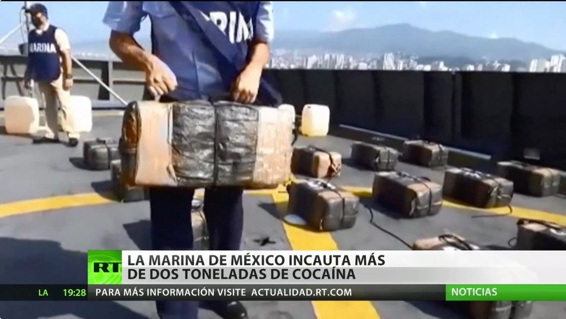 La Marina de México incauta más de dos toneladas de cocaína