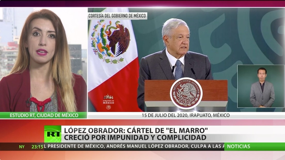 López Obrador: El cártel de 'El Marro' creció por la impunidad y la complicidad de las autoridades