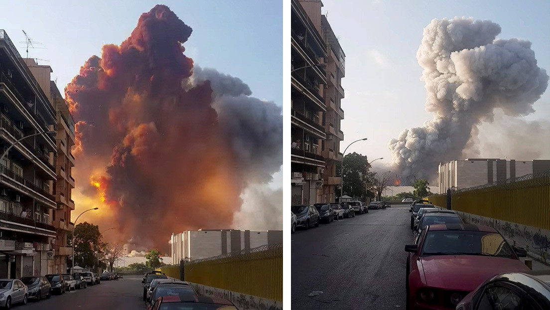 Presidente del Líbano: La causa de la explosión aún se desconoce, no se descarta la participación de fuerzas externas, un misil o una bomba