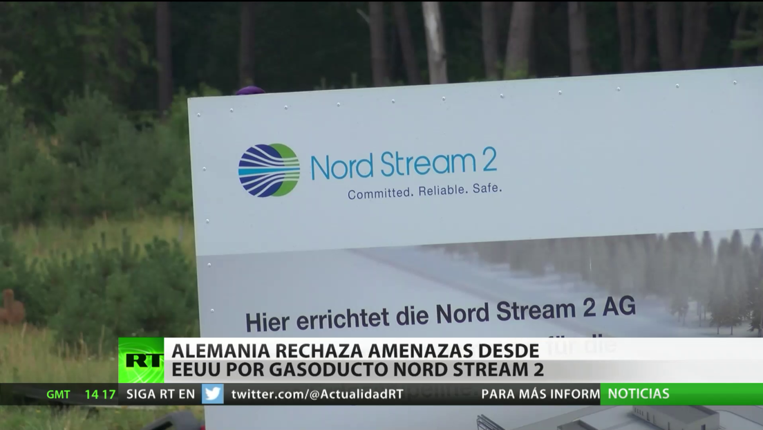 Alemania rechaza las amenazas de EE.UU. por la construcción del gasoducto ruso Nord Stream 2