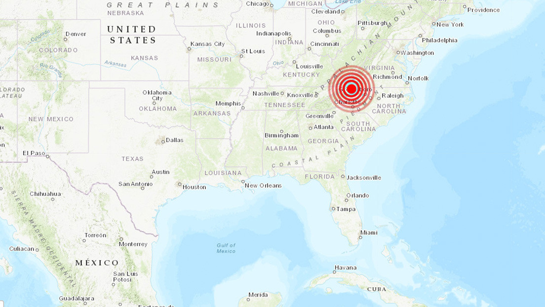 EE.UU.: Se produce un terremoto de magnitud 5,1 en Carolina del Norte (VIDEO)