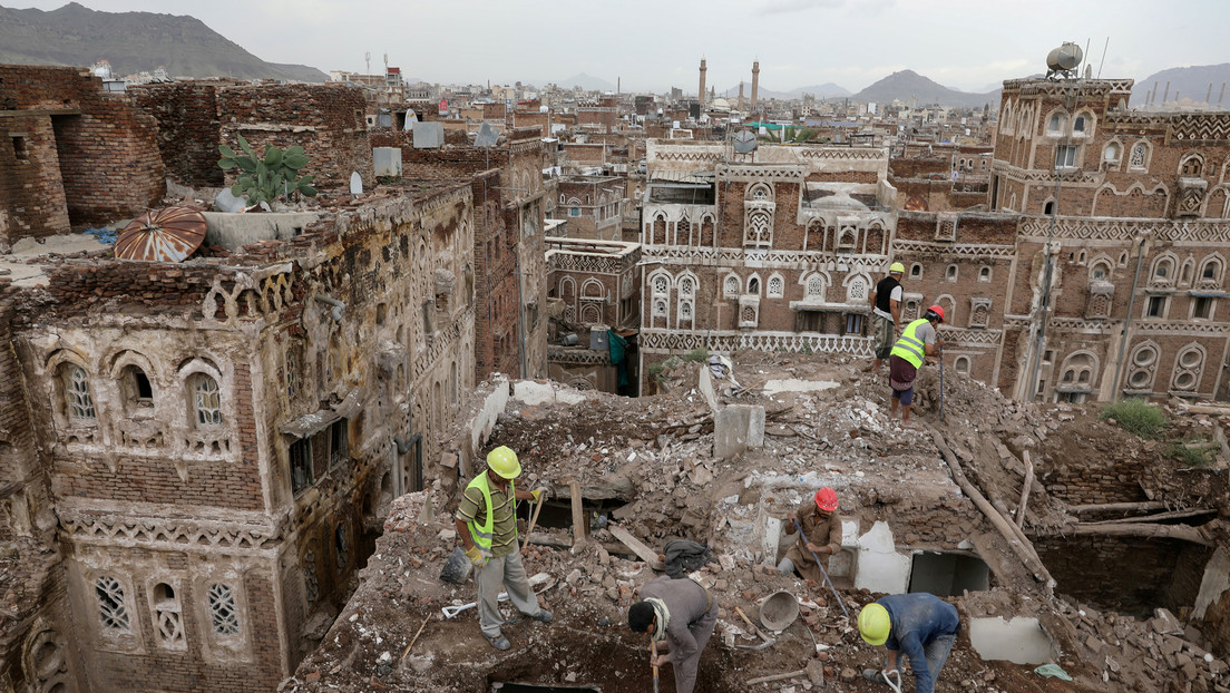 Fuertes lluvias e inundaciones en Yemen derrumban las antiguas casas de Saná, Patrimonio de la Humanidad