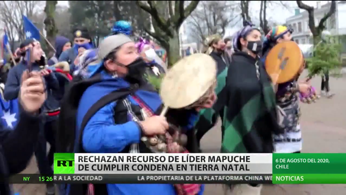 Rechazan la petición del líder mapuche de cumplir parte de su condena en reclusión domiciliaria