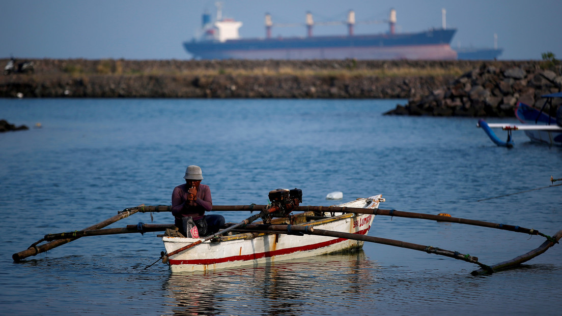 Un enorme pez salta directo a una embarcación y mata a un pescador