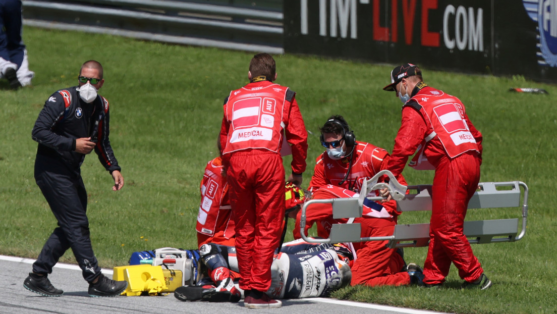 VIDEO: El escalofriante accidente en MotoGP que puso en peligro la vida de 4 pilotos