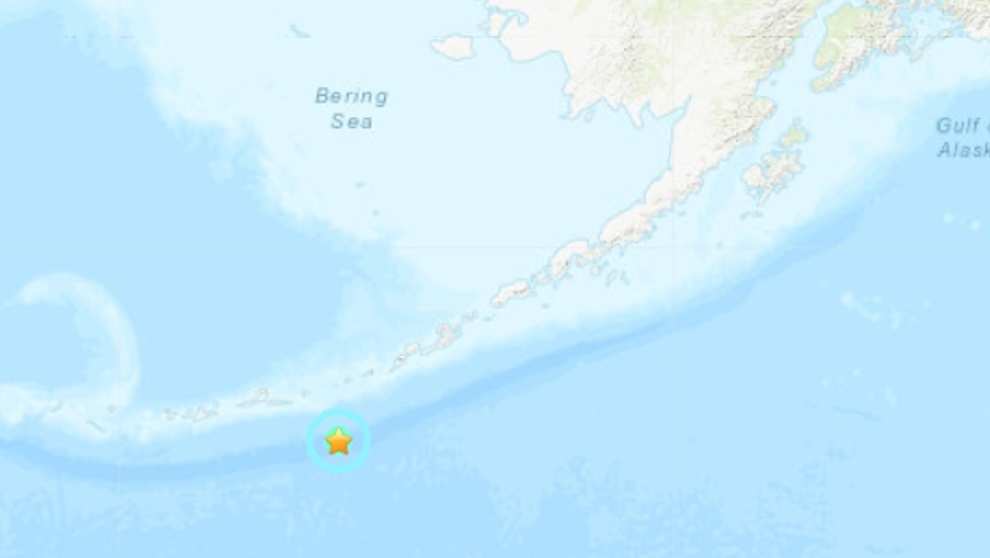 Un sismo de magnitud 5,7  se registra frente a las costas de Alaska