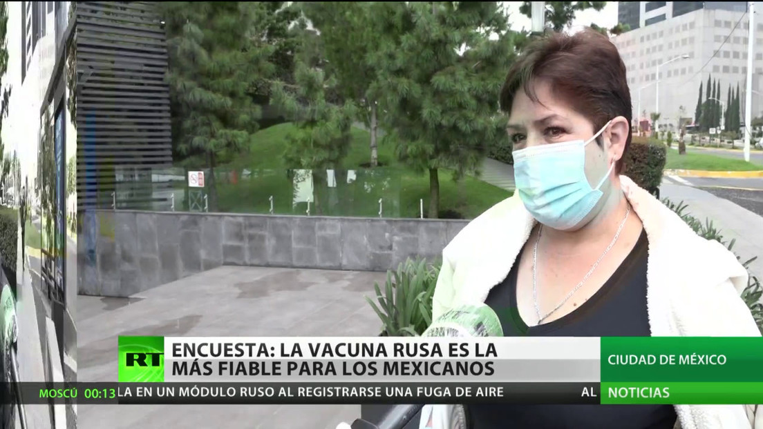 La vacuna rusa se posiciona como la más fiable para los mexicanos, según una encuesta