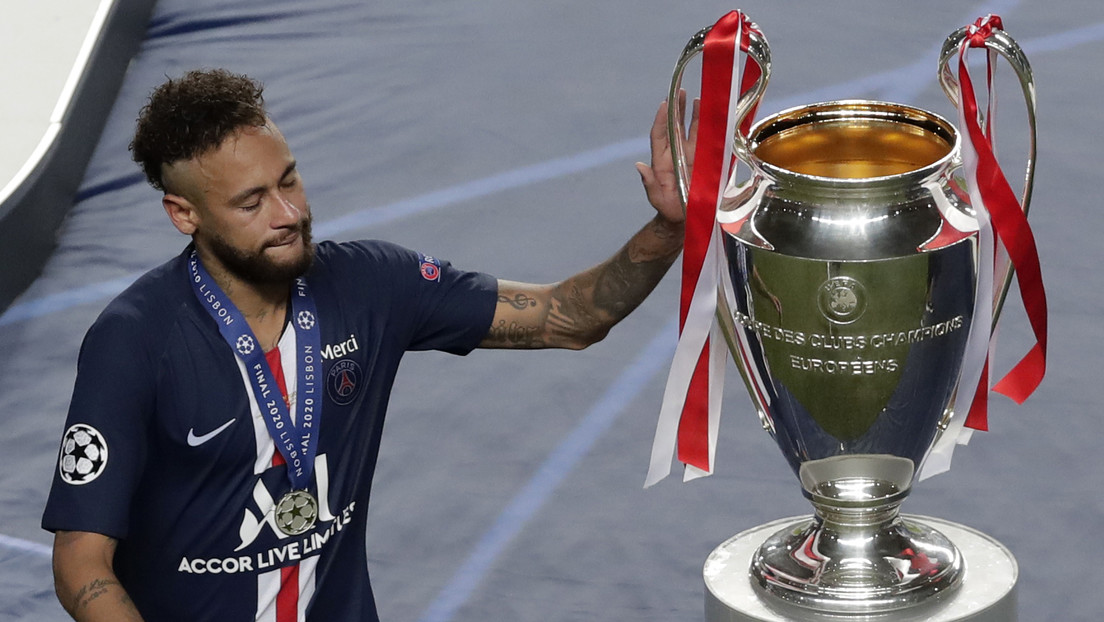 El llanto de Neymar tras perder la final de la Champions eclipsa el festejo de los jugadores del Bayern de Múnich (VIDEO)