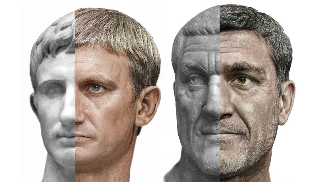 FOTOS: Restablecen la apariencia de 54 emperadores romanos con ayuda del aprendizaje automático