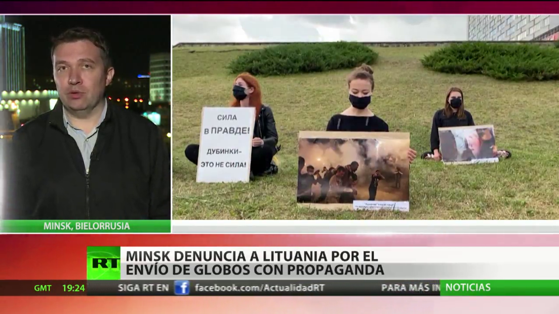 Bielorrusia denuncia a Lituania por el envío de globos con propaganda antigubernamental