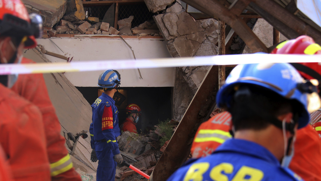 FOTOS, VIDEOS: Colapso de un restaurante en China provoca al menos 29 muertos y 28 heridos