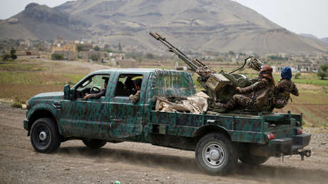 VIDEO: Los hutíes de Yemen aseguran haber derribado un dron de reconocimiento cerca de la frontera con Arabia Saudita