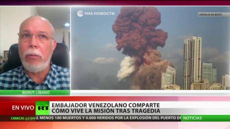 La embajada venezolana en Líbano también sufrió daños materiales por las explosiones en Beirut