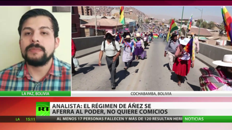 Analista: El Gobierno de Jeanine Áñez se aferra al poder y no quiere comicios