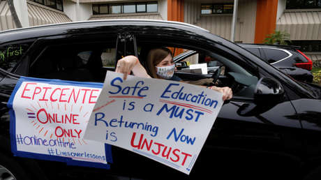 Una maestra de EE.UU. escribe su propio obituario en protesta por la reapertura de las escuelas en medio de la pandemia