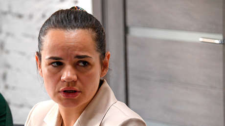 La líder de la oposición bielorrusa se encuentra en Lituania