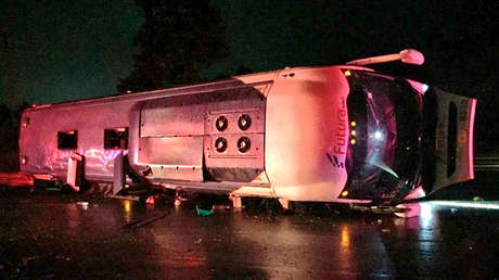 Un accidente de un autobús en el centro de México deja 13 fallecidos y 27 heridos