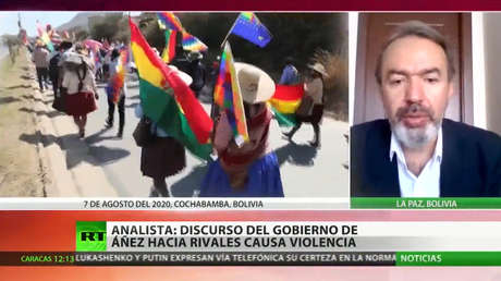 Analista opina que el discurso de Áñez sobre sus rivales genera violencia en Bolivia