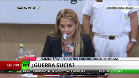 Acusan a Jeanine Áñez de hacer campaña abiertamente a partir del ejercicio de Gobierno