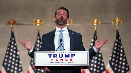 'Cocaína' se convierte en tendencia en Twitter tras el discurso de Donald Trump Jr. en la Convención Nacional Republicana