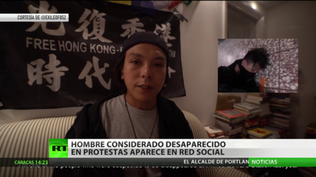 Un hombre considerado desaparecido en las protestas de Hong Kong reaparece en redes sociales