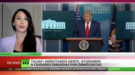 Trump denuncia la mala gestión de los disturbios por parte de los demócratas