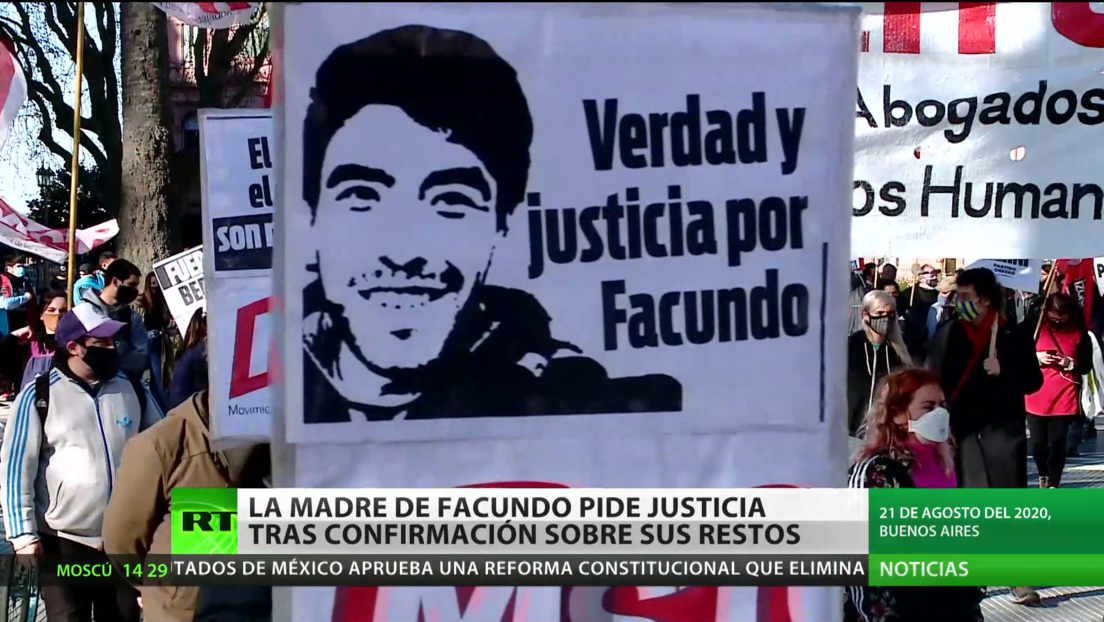Argentina: La madre de Facundo Astudillo Castro pide justicia tras la confirmación de los restos de su hijo
