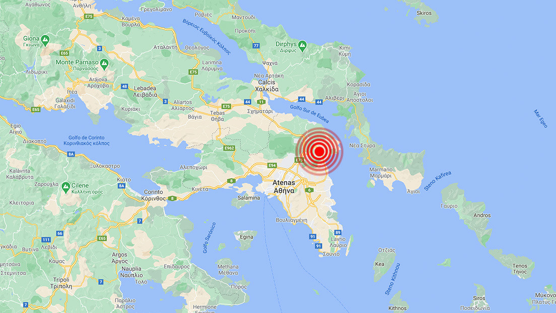 Se registra un terremoto de magnitud 4,3 cerca de Atenas
