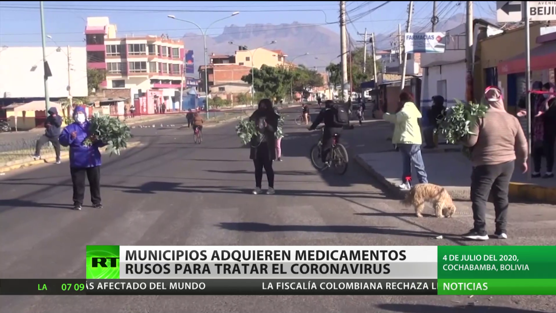 Municipios de Bolivia adquieren medicamentos rusos para tratar el coronavirus