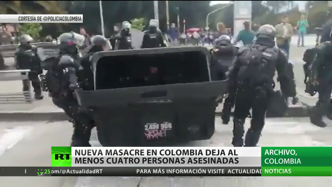 Nueva masacre en Colombia deja al menos cuatro personas asesinadas