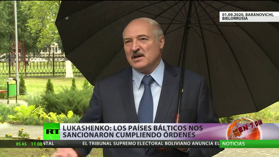 Tres países bálticos sancionaron a Lukashenko y varios funcionarios bielorrusos