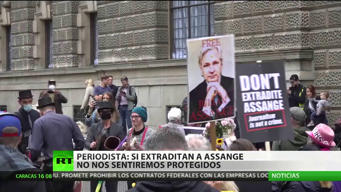 Periodista: "Si extraditan a Assange, ningún periodista podrá sentirse protegido"
