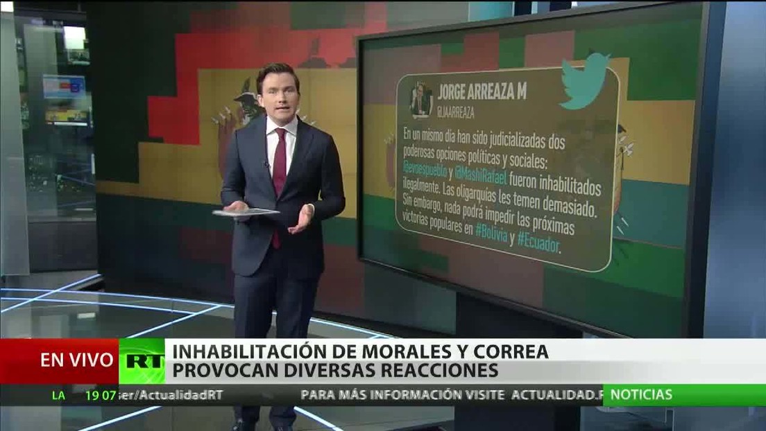 Las inhabilitaciones de Morales y Correa provocan diversas reacciones